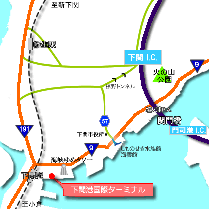 下関地図